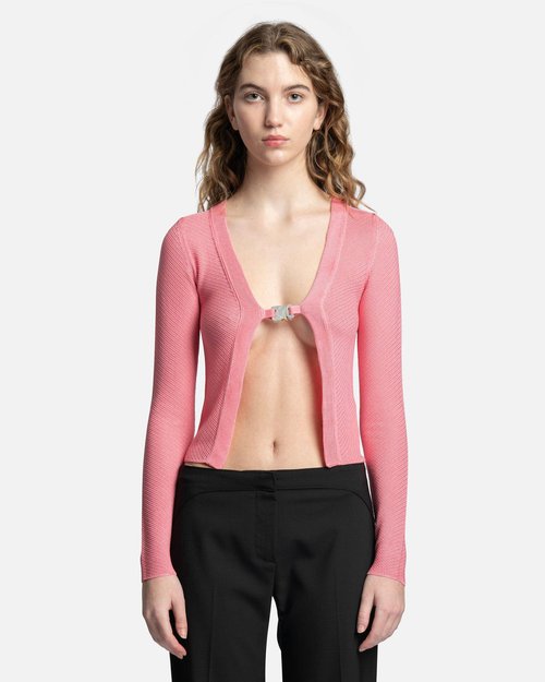 1017 ALYX 9SM Buckle Cardigan - Pink - AAWKN0193YA01-PNK0012PINKB