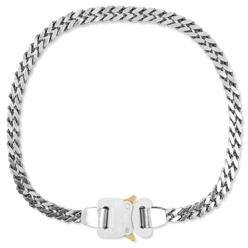 1017 ALYX 9SM Cubix Chain Necklace - Silver Shine/Matte - AAUJW0007OT01-GRY0005