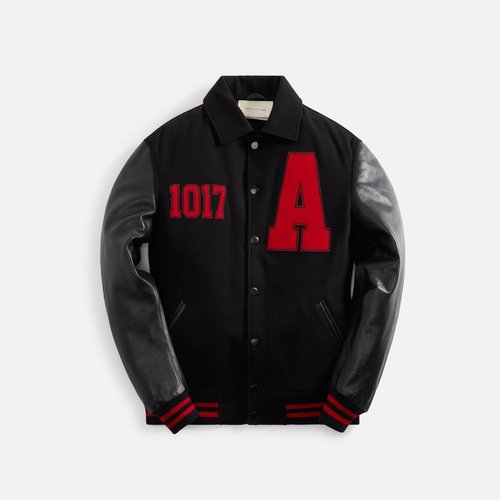 1017 ALYX 9SM Logo Varsity Jacket - Black - MO-U-04-49FA-0-1-BLK