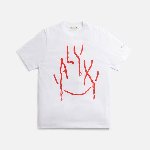 1017 ALYX 9SM Printed Tee - White - MT-0-36-A01F-2-WHT