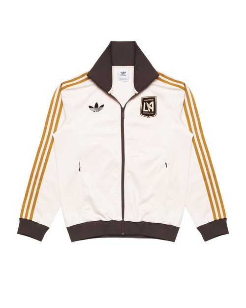 2024 Los Angeles FC adidas Beckenbauer Track Top - Linen/Dark Brown - JE9497