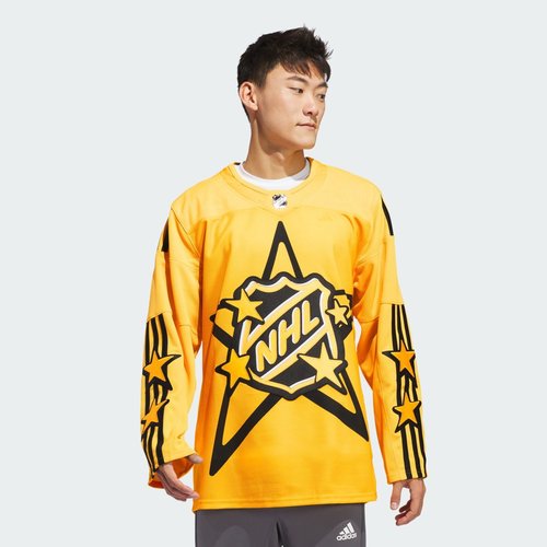 2024 NHL All-Star adidas x drew house Yellow jersey - Sunflower-Sld - IX5437