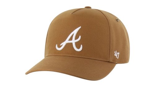 47 Brand x Carhartt MLB Atlanta Braves Hitch Cap - Brown - BX-CRHHT103DUP-BW