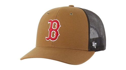 47 Brand x Carhartt MLB Boston Red Sox Trucker Cap - Brown - BX-CRHTK100DUP-BW