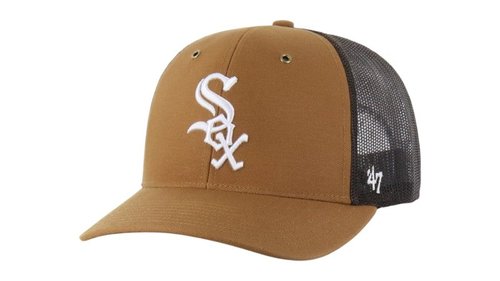 47 Brand x Carhartt MLB Chicago White Sox Trucker Cap - Brown - BX-CRHTK107DUP-BW