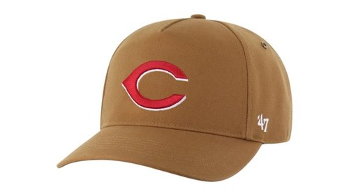 47 Brand x Carhartt MLB Cincinnati Reds Hitch Cap - Brown - BX-CRHHT108DUP-BW
