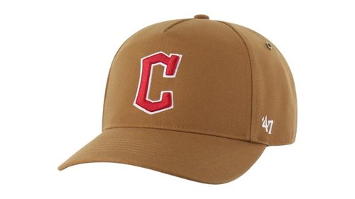 47 Brand x Carhartt MLB Cleveland Guardians Hitch Cap - Brown - BX-CRHHT109DUP-BW