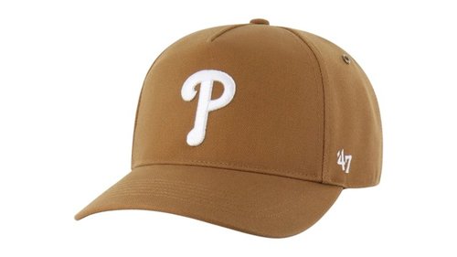47 Brand x Carhartt MLB Philadelphia Phillies Hitch Cap - Brown - BX-CRHHT119DUP-BW
