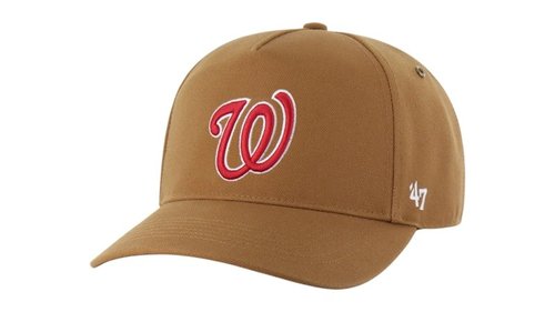 47 Brand x Carhartt MLB Washington Nationals Hitch Cap - Brown - BX-CRHHT115DUP-BW