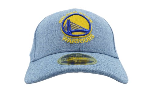 59FIFTY Golden State Warriors On The Court Heather Ace Fitted Hat NE1126 - NE.1126