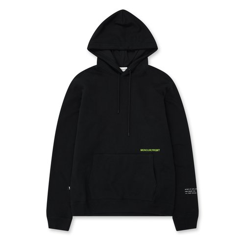 7 Moncler FRGMT Fleece Hoodie - Black - I209U8G00007