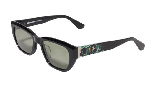 A Bathing Ape 10 Sunglasses - Black - 1L70-186-323