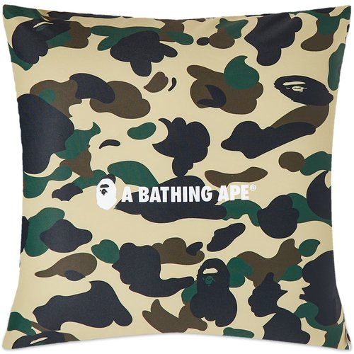 A Bathing Ape 1St Camo A Bathing Ape Square Fluffy Beads Cus - Yellow - 001HOJ301012M-YLW