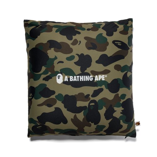 A Bathing Ape 1st Camo Bathing Ape Square Fluffy Bea - 001HOJ301012MGRN