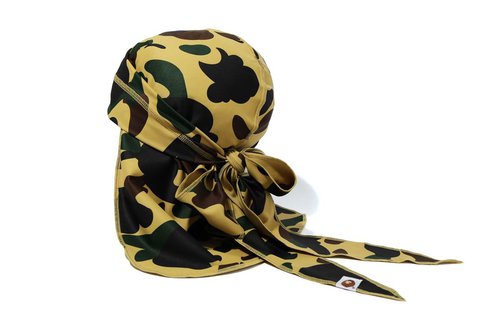A Bathing Ape 1st Camo Durag - Yellow