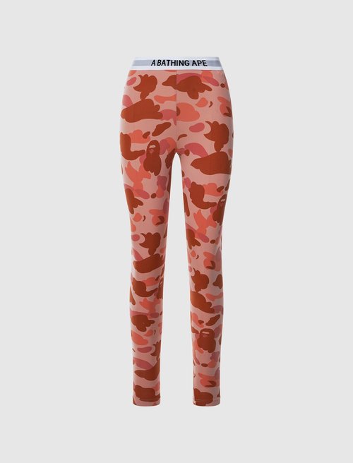 A Bathing Ape 1St Camo Leggings - 001UWK302002L-PNK