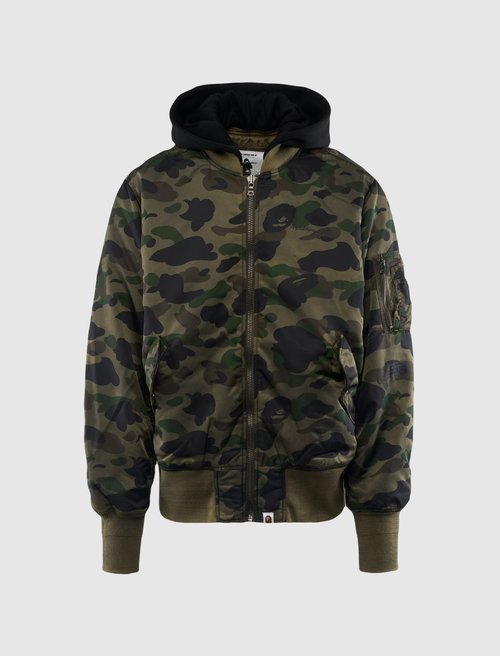 A Bathing Ape 1St Camo Ma-1 - 001HJK801307M-GRN