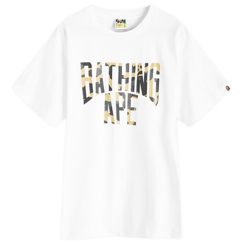 A Bathing Ape 1st Camo NYC Logo T-Shirt - White - 001TEK301011M-WHT