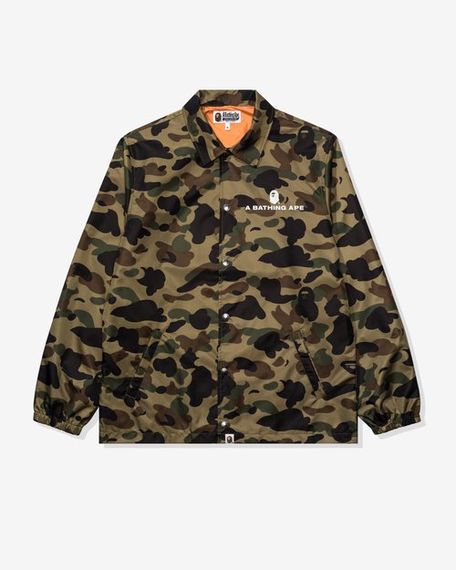 A Bathing Ape 1St Camo Nylon Twill Coach Jacket - 1I80-140-008-S