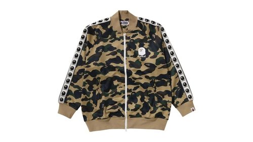 A Bathing Ape 1st Camo Relaxed Fit Track Jacket - Green - 1L80-115-008