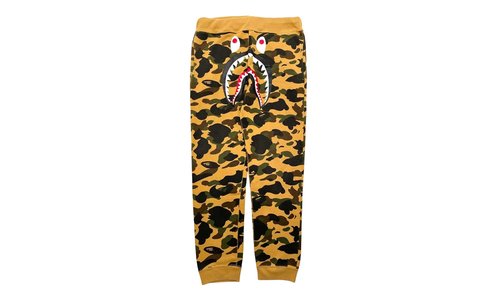 A Bathing Ape 1st Camo Shark Slim Sweatpants B1CSSSGY - B1CSSSGY