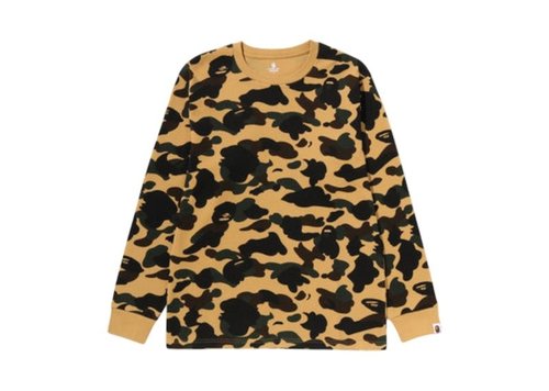 A Bathing Ape 1st Camo Thermal LT Underwear - Yellow - 1L70-183-002