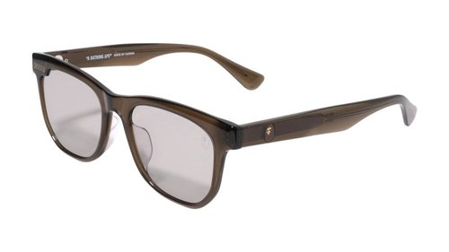 A Bathing Ape 6 Sunglasses - Brown/Beige - 1L70-186-315