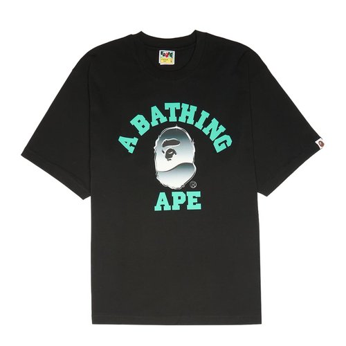 A Bathing Ape A Bathing Ape x Solebox College Relaxed Fit Tee T-Shirts Herren schwarz Größe M - 001TEM221303MBLK