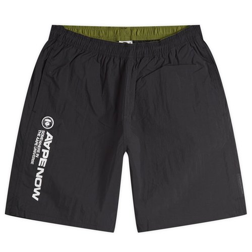A Bathing Ape AAPE Nylon Short - Black - AAPSPMA669XXMBKX