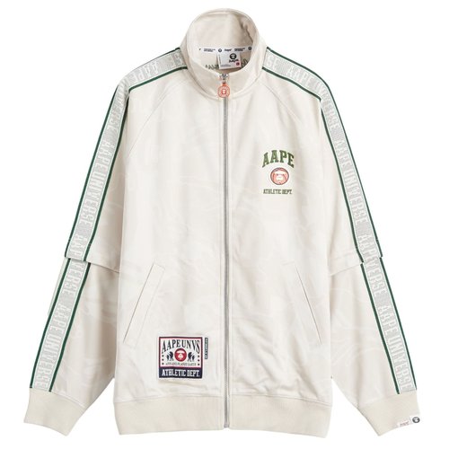 A Bathing Ape AAPE Pop Sleeve Sweatshirt - Light Ivory - AAPSWMB302XXMIVL