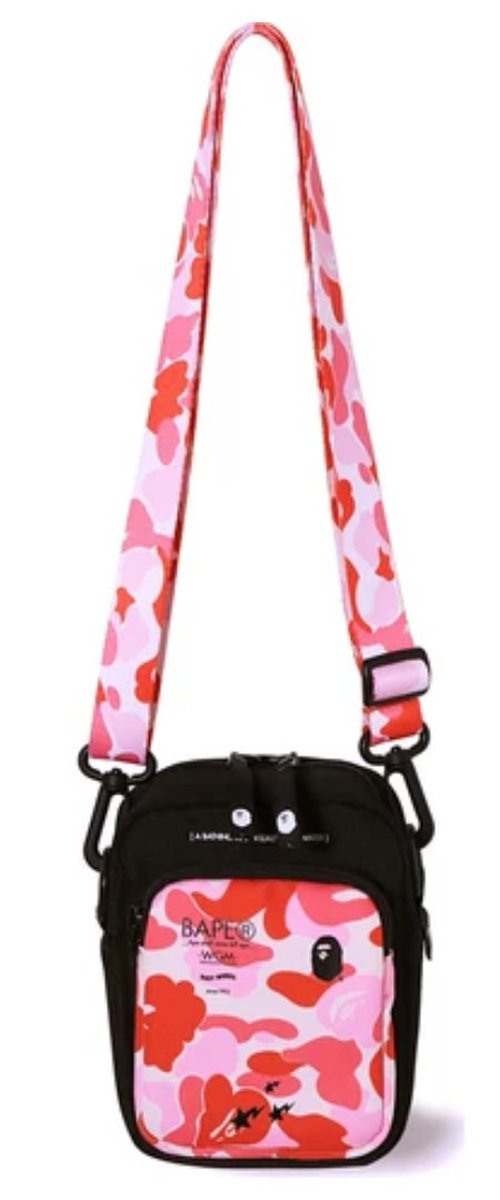 A Bathing Ape ABC Camera Pouch FW19 - Pink