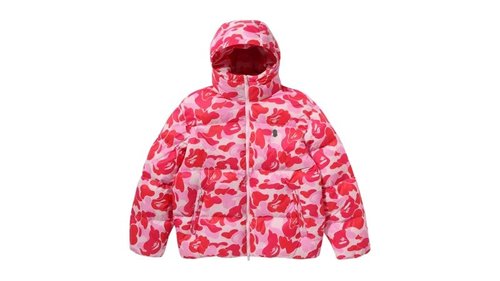 A Bathing Ape ABC Camo Down Jacket - Green - 1L80-144-304