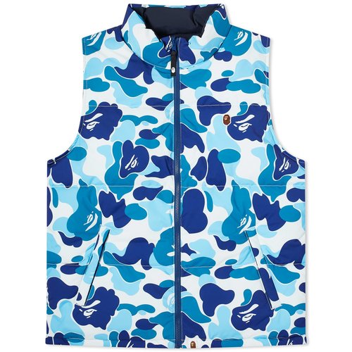 ジャケット・アウター Bape ABC CAMO REVERSIBLE DOWN VEST BAPE Green ABC Camo Reversible Down Vest A Bathing Ape