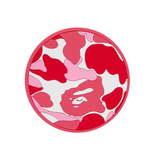 A Bathing Ape ABC Camo Rubber Coaster - Pink - 001KAK801017M-PNK