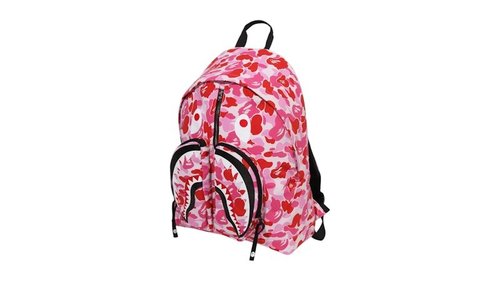 A Bathing Ape ABC Camo Shark Daypack - Pink - 1M30-189-002