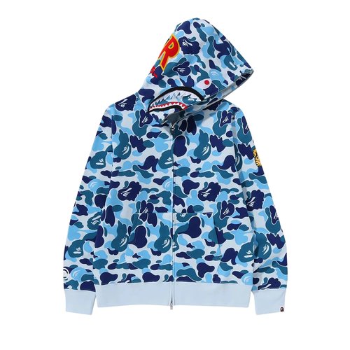 トップス A BATHING APE Big ABC Camo Shark Hoodie A Bathing Ape ABC Camo Shark Full Zip Hoodie 'Pink