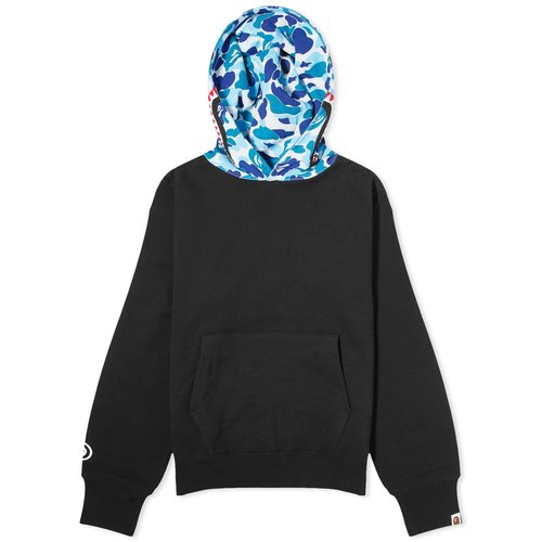 A Bathing Ape Abc Camo Shark Pullover Hoodie - Black - 001PPJ801006M-BLK