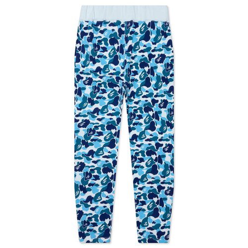 A Bathing Ape Abc Camo Sweat Pants - Blue - 001PTJ301008M-BLU