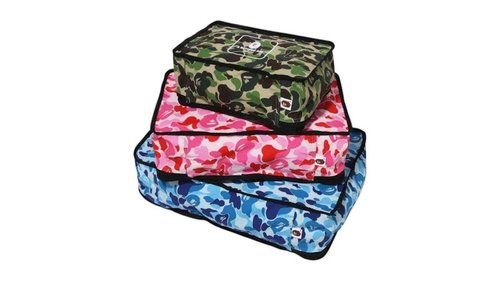 A Bathing Ape ABC Camo Travel Pouch FW25 - Multicolor - 1K20-182-015