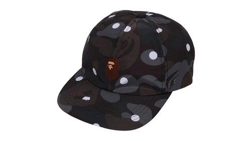 A Bathing Ape Dot Camo One Point Panel Cap - Pink - 1L80-180-012