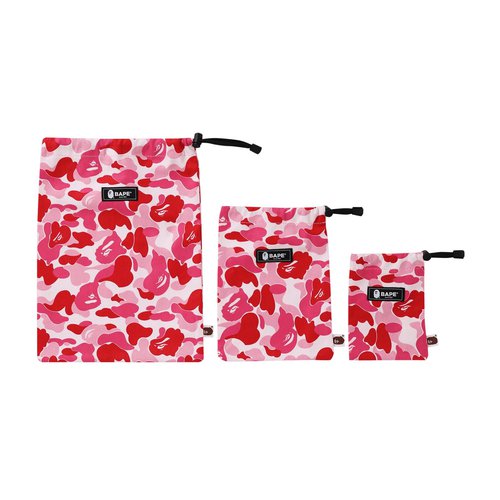 A Bathing Ape ABC Pouch 3 Piece Set - 1F70-182-143