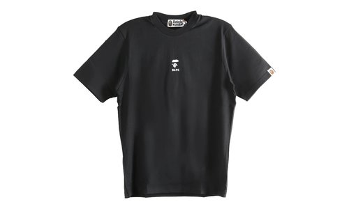 A Bathing Ape Ape Face Shrunk Tee 1L80109309 BLACK - 1L80109309BLACK