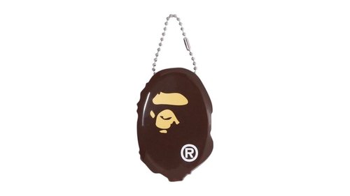 A Bathing Ape Ape Head Coin Case FW25 - Brown - 1K20-182-048