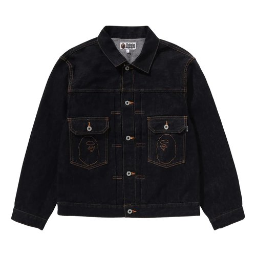 A Bathing Ape Champion Denim Jacket 'Indigo' | Solesense