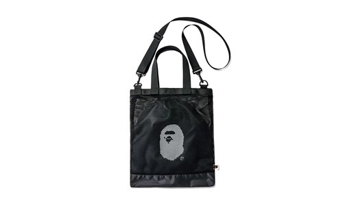 A Bathing Ape 'Ape Head' Mesh Bag RA 1002 - RA1002