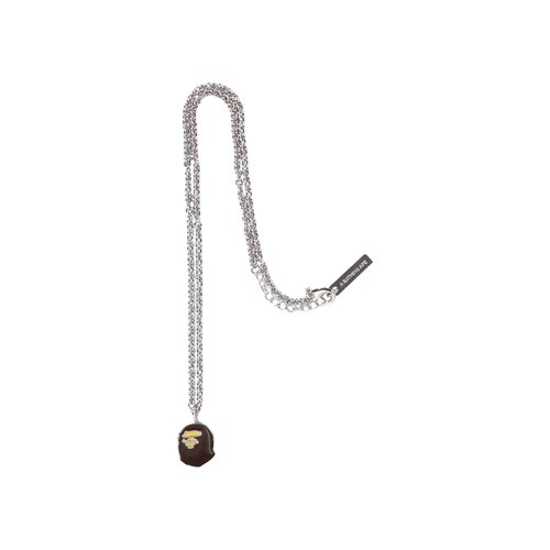 A Bathing Ape Ape Head Necklace - 1L80-182-022