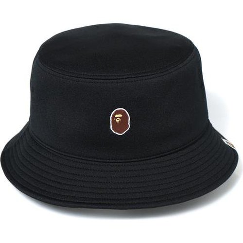 A Bathing Ape Ape Head One Point Bucket Hat Hat - Black