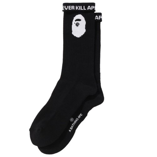 A Bathing Ape Ape Head Socks black - Black - 1I30184006BLK
