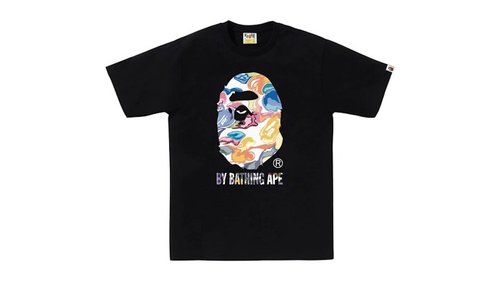 A Bathing Ape Art Camo By Bathing Ape Tee Shirt - White - 1L80-110-036