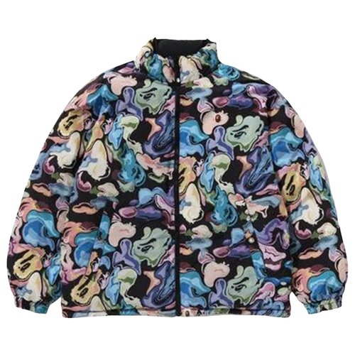 A Bathing Ape Art Camo Reversible Down Jacket - 1L80-144-007